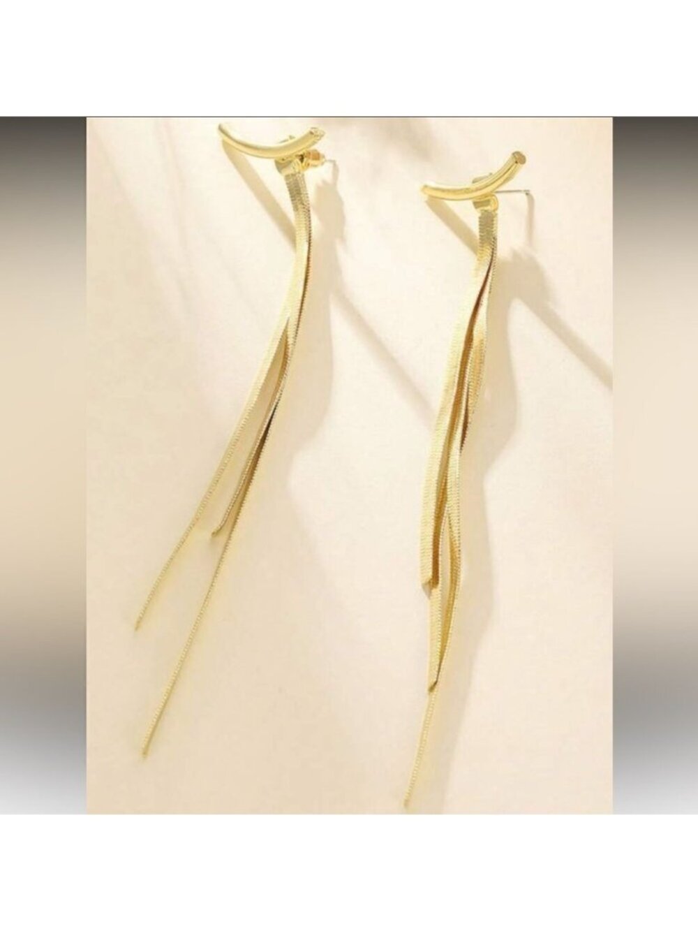 Tassel drop earrings M1004